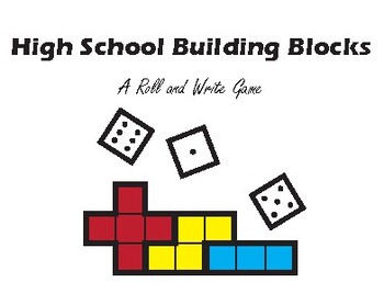 Preview of High School Building Blocks - A Roll and Write (Yahtzee-like) Class Game