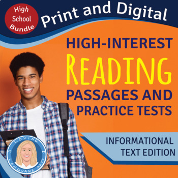 Preview of High School Reading Passages & ELA Practice Tests | Informational Text Edition