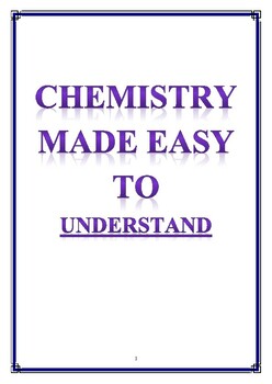 Preview of High School CHEMISTRY MADE EASY Year Curriculum