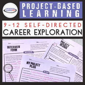 Preview of High School Career Exploration Project Based Learning {Printable & Digital}