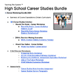 High School Career Studies Bundle