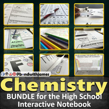 Preview of High School Chemistry 7-in-1 Bundle for Interactive Notebooks and Lapbooks