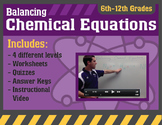 High School Chemistry: Balancing Chemical Equations Worksheets
