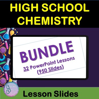 Preview of High School Chemistry Bundle | PowerPoint Lesson Slides | Chemical Kinetics