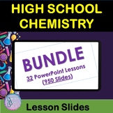 High School Chemistry Bundle | PowerPoint Lesson Slides | 
