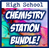 High School Chemistry Interactive Lab Station Bundle