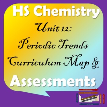 Preview of High School Chemistry: Unit 12-Periodic Trends Bundle