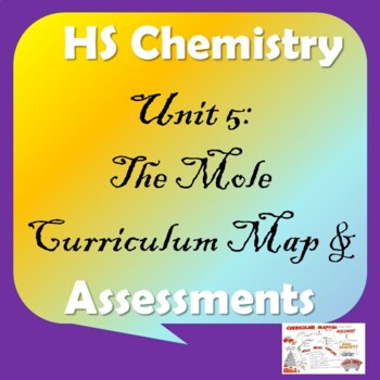 Preview of High School Chemistry: Unit 5-The Mole Bundle