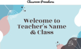 High School Class Expectations: Editable Brochure, Slides,