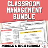 High School Classroom Management Strategies Bundle