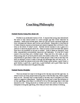 High School Coaching Portfolio By Coach Bazemore Tpt