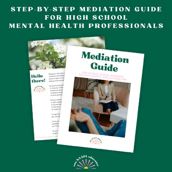 Preview of High School Mediation & Conflict Resolution Guide for School Social Workers