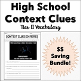 High School Context Clues Tier II Vocabulary - Memes - Bundle