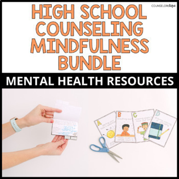 Preview of High School Counseling Mindfulness Bundle