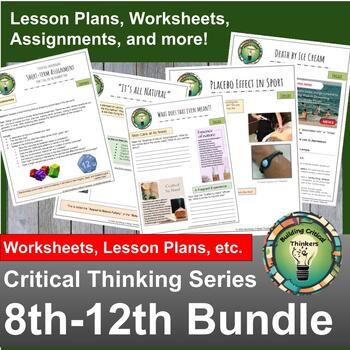 Preview of High School Critical Thinking Growing Bundle - Perfect for Depth and Complexity