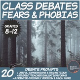 Debating Topics for Middle/High School: Fears and Phobias