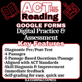 High School Digital ACT Reading Test Prep Passages & Quest