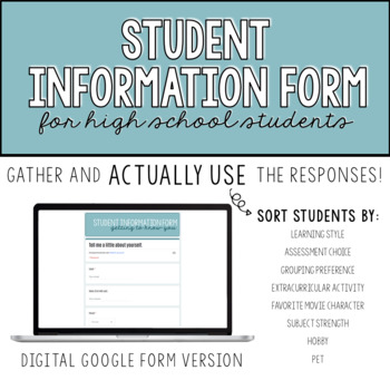 Information for High School Students