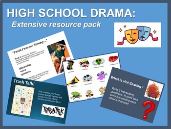 Preview of High School Drama resource bundle