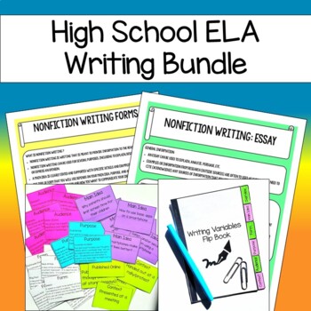 Preview of High School ELA Writing Skills Bundle