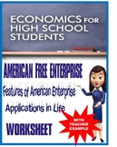 High School Economics American Free Enterprise Application