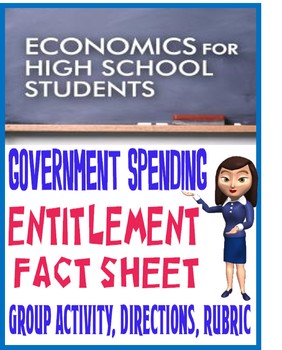 Preview of High School Economics Federal Spending Entitlement Fact Sheet Group Activity