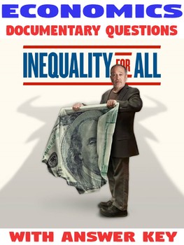 Preview of High School Economics INEQUALITY FOR ALL documentary questions with answer KEY
