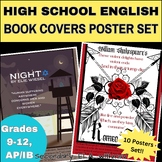 High School English Book Cover Poster Set AP IB