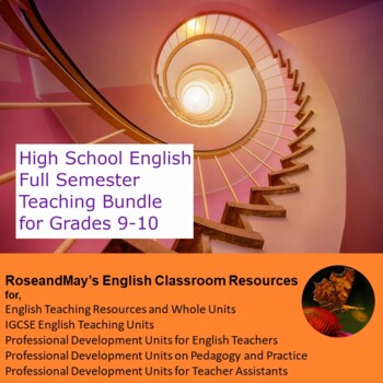 Preview of High School English: Full Semester Teaching Bundle for Grades 9-10