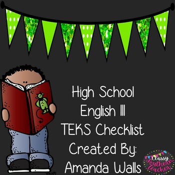 Preview of High School English III TEKS Checklist