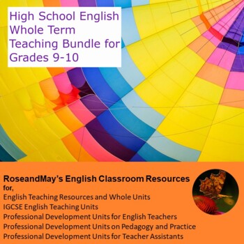 Preview of High School English: Whole Term Teaching Bundle for Grades 9-10