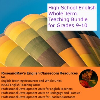 Preview of High School English: Whole Term Teaching Bundle for Grades 9-10