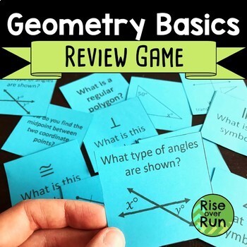 Preview of High School Geometry Review Game