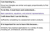 High School Geometry Student Learning Targets (SLTs)