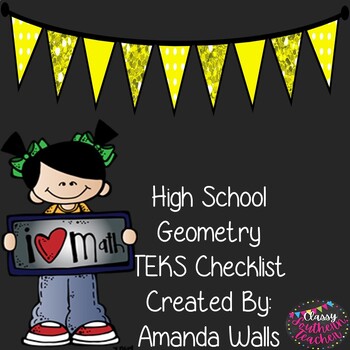 Preview of High School Geometry TEKS Checklist
