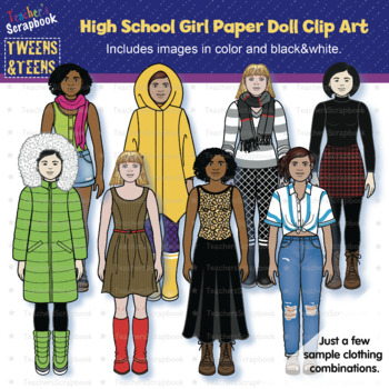 clipart girl and boy school
