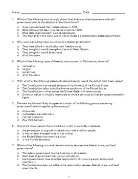 High School Government Worksheet Bundle / Workbook by The Worksheet Guy