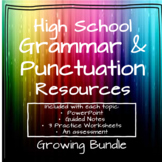 Grammar Bundle-  High School Grammar