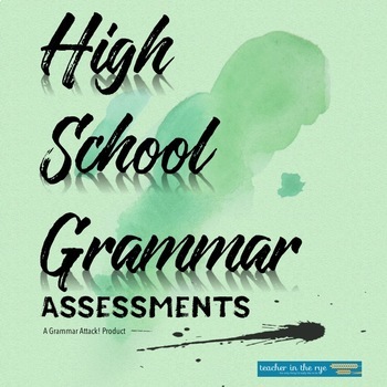 Preview of High School Grammar Assessments Fragments Run-ons Appositives Clauses Sentences