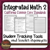 High School Integrated Math 2 - Student Tracking Tools and