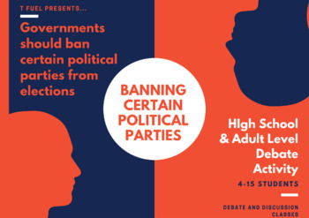 Preview of High School & Intnl Class Debate: Should We Ban Certain Political Parties?