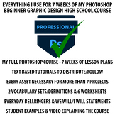 High School Intro to Adobe Photoshop 7 Weeks of Beginner G