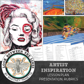High School Introduction to Art Advanced Art Lesson: Artist Inspiration ...