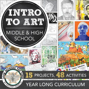 High School Introduction to Art or 8th Grade Art Yearlong or Semester Curriculum