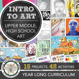 Introduction to Art Curriculum for Middle School Art or Hi