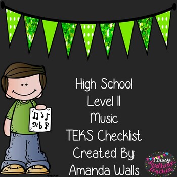 Preview of High School Level II Music TEKS Checklist