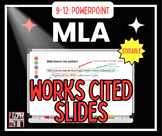 High School MLA Works Cited PowerPoint Presentation