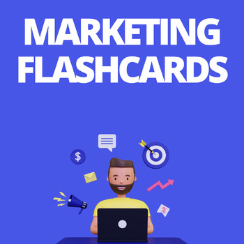 Preview of High School Marketing Flashcards, Marketing Study Materials