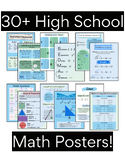 High School Math Posters - Classroom Decor