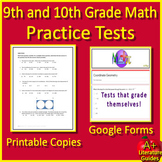 9th and 10th Grade NWEA Map Math Practice Tests - Printabl